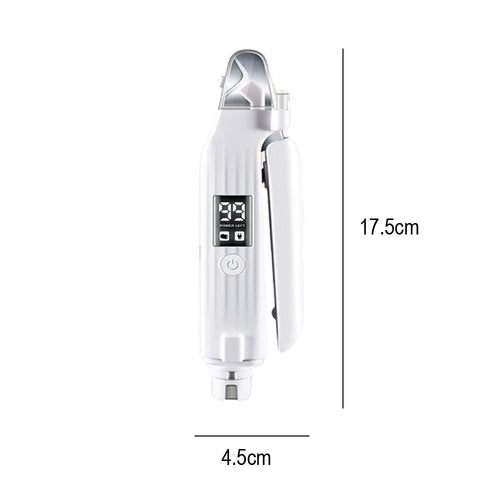 Dog Cat Nail Clipper Grinder 2 in 1 USB Rechargeable LED Lights Animal Splash Guard Pet Nail File Grinder